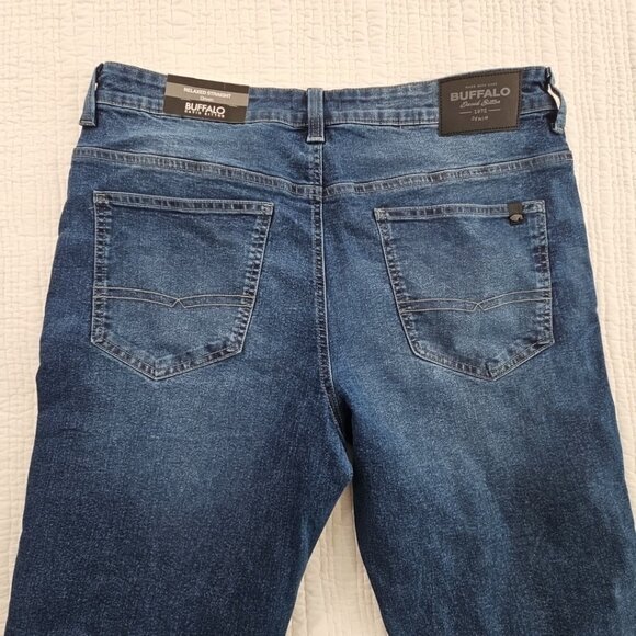 Buffalo by David Bitton Driven Jeans Men's 36 x 32 Med Wash Relaxed Straight NEW - Picture 12 of 16